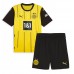 Borussia Dortmund Donyell Malen #21 Fußballbekleidung Heimtrikot Kinder 2024-25 Kurzarm (+ kurze hosen)